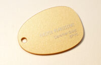 A photo of 3mm Caramel Gold Pearlescent Perspex Sheet