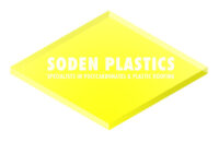 A photo of 3mm Fluorescent Perspex Sheet Helios Yellow
