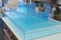 A photo of Clear Display stands