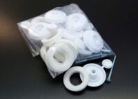 A photo of 25mm Fixing Buttons 10-pack (White)