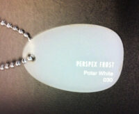 A photo of 3mm White Frosted Perspex Sheet (S2030)