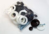 10mm Fixing Buttons 10-pack (Brown) photograph